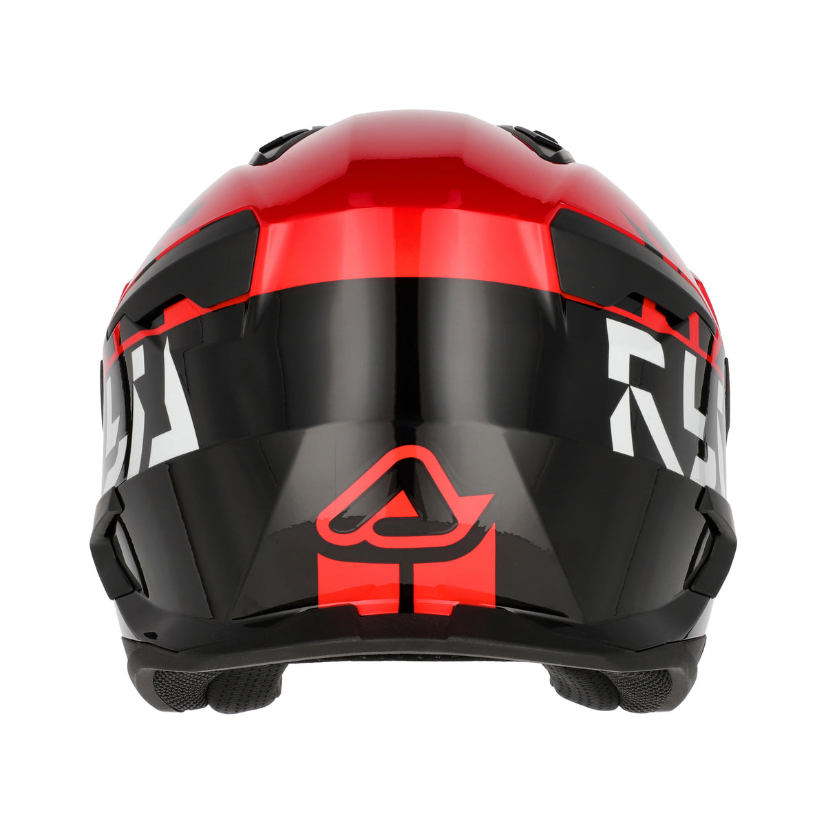 Acerbis Casco Jet Aria Evo Graphic Nero/Rosso vista 7