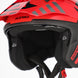 Acerbis Casco Jet Aria Evo Graphic Nero/Rosso vista 9
