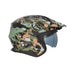 Acerbis Casco Jet Aria Evo Graphic Verde/Marrone vista 3