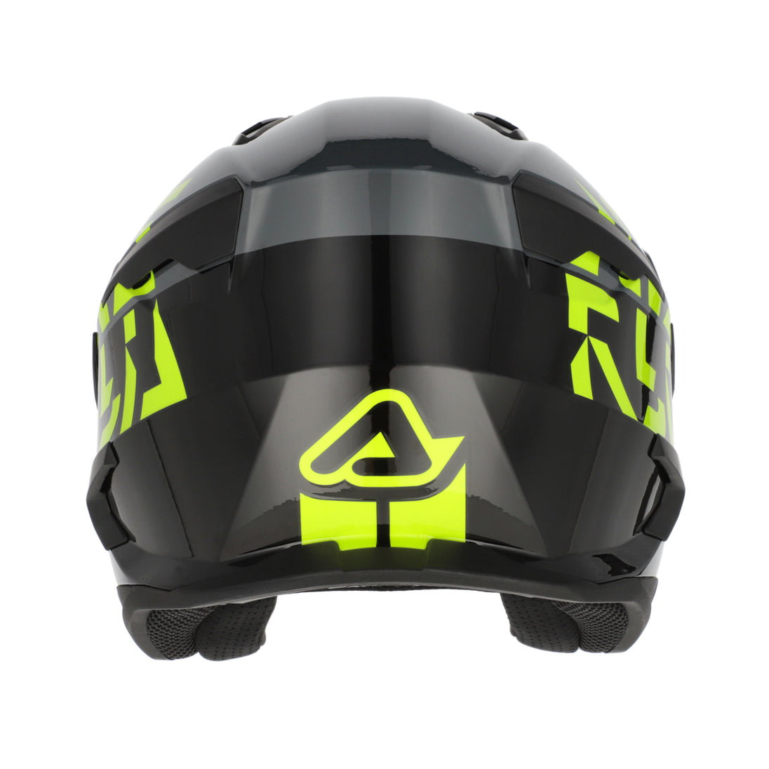 Acerbis Casco Jet Aria Evo Graphic Nero/Giallo Fluo (444) vista 7