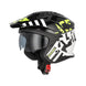 Acerbis Casco Jet Aria Evo Graphic Nero/Giallo Fluo (457) vista 2