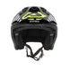 Acerbis Casco Jet Aria Evo Graphic Nero/Giallo Fluo (457) vista 5