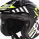 Acerbis Casco Jet Aria Evo Graphic Nero/Giallo Fluo (457) vista 8