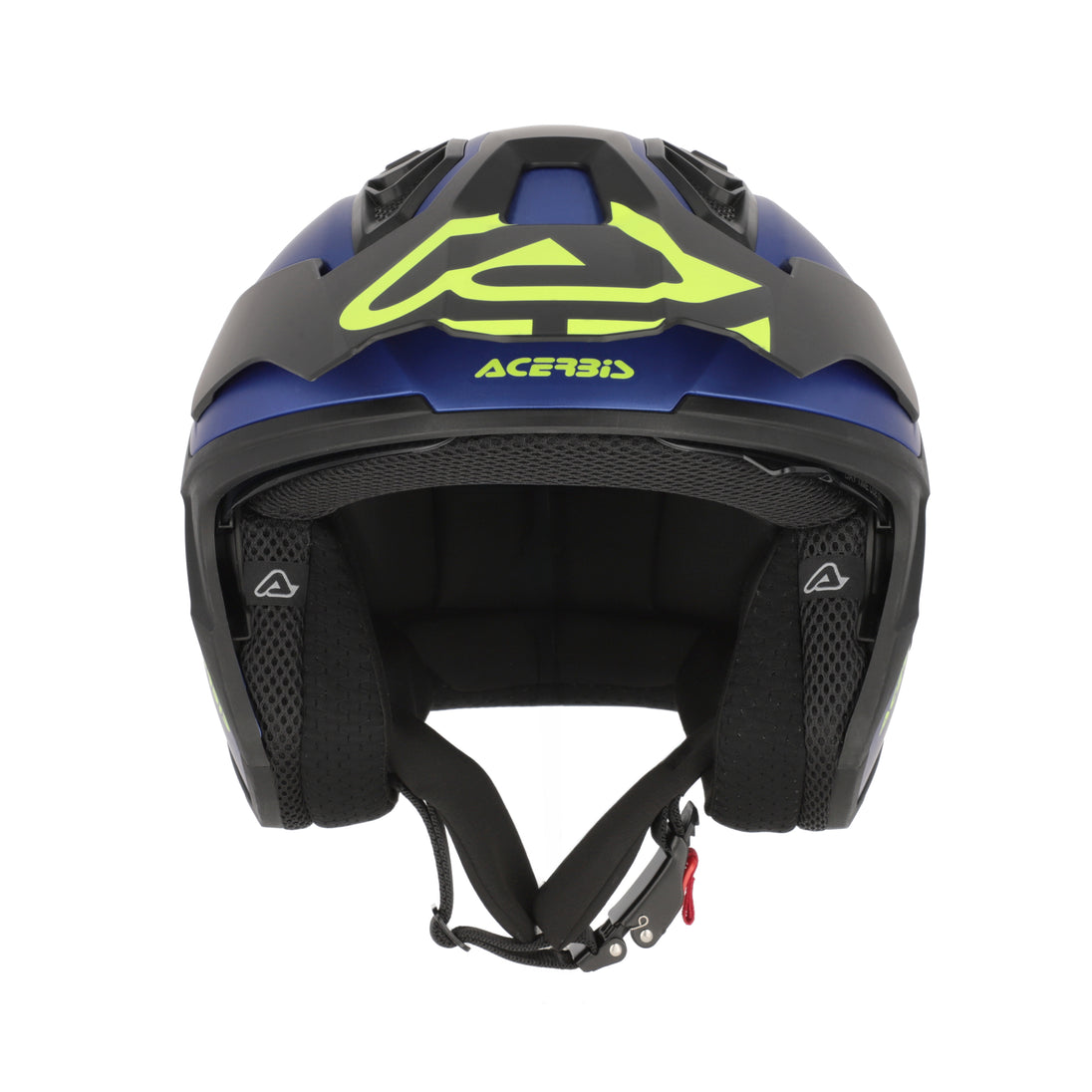 Acerbis Casco Jet Aria Evo Metallic Blu vista 5