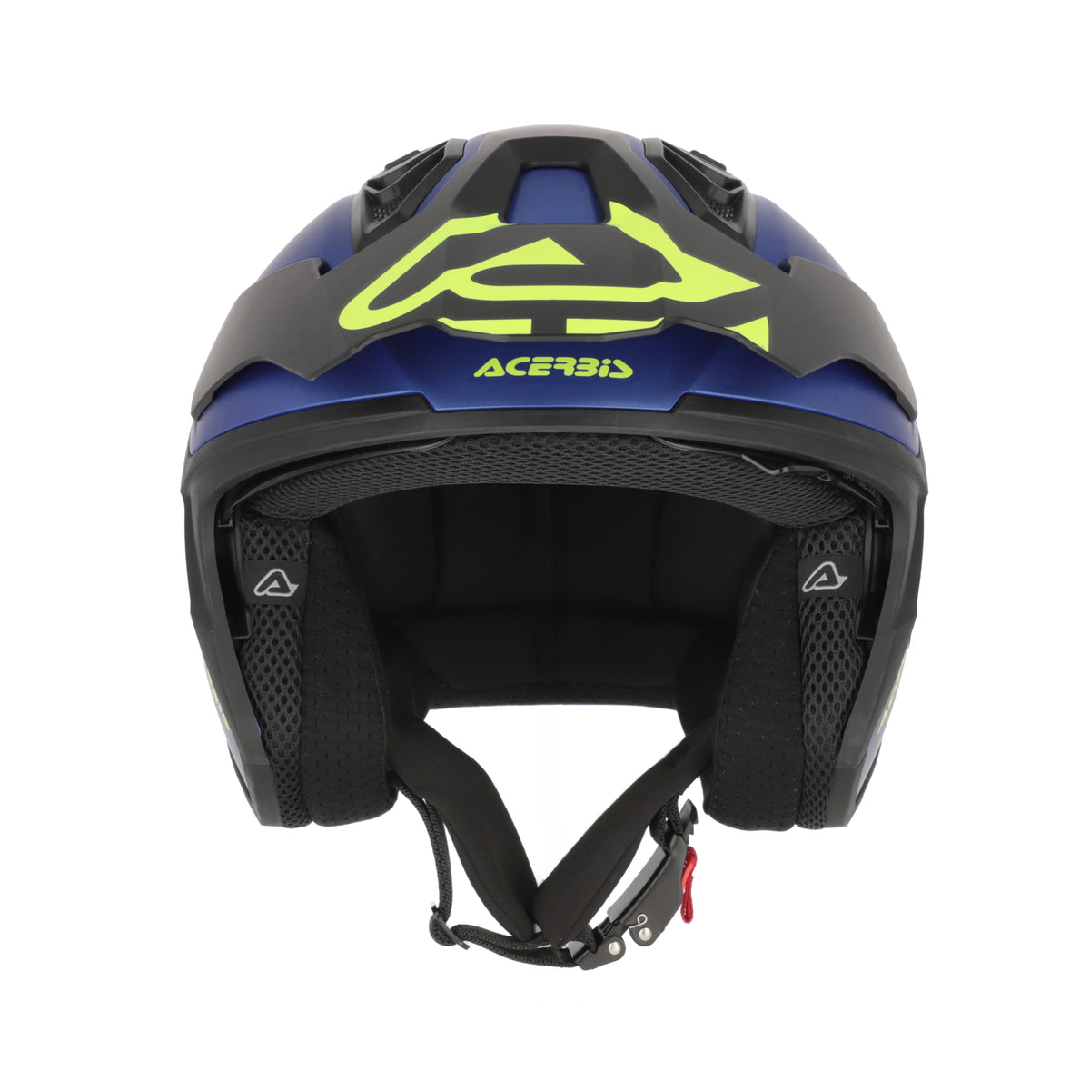 Acerbis Casco Jet Aria Evo Metallic Blu vista 5