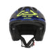 Acerbis Casco Jet Aria Evo Metallic Blu vista 5