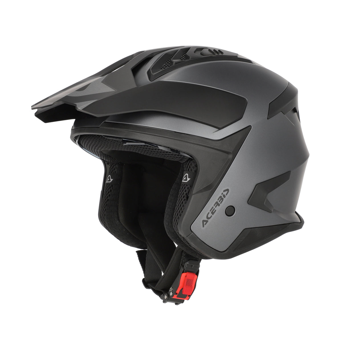 Acerbis Casco Jet Aria Evo Metallic Dark Grey vista 1