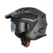 Acerbis Casco Jet Aria Evo Metallic Dark Grey vista 2