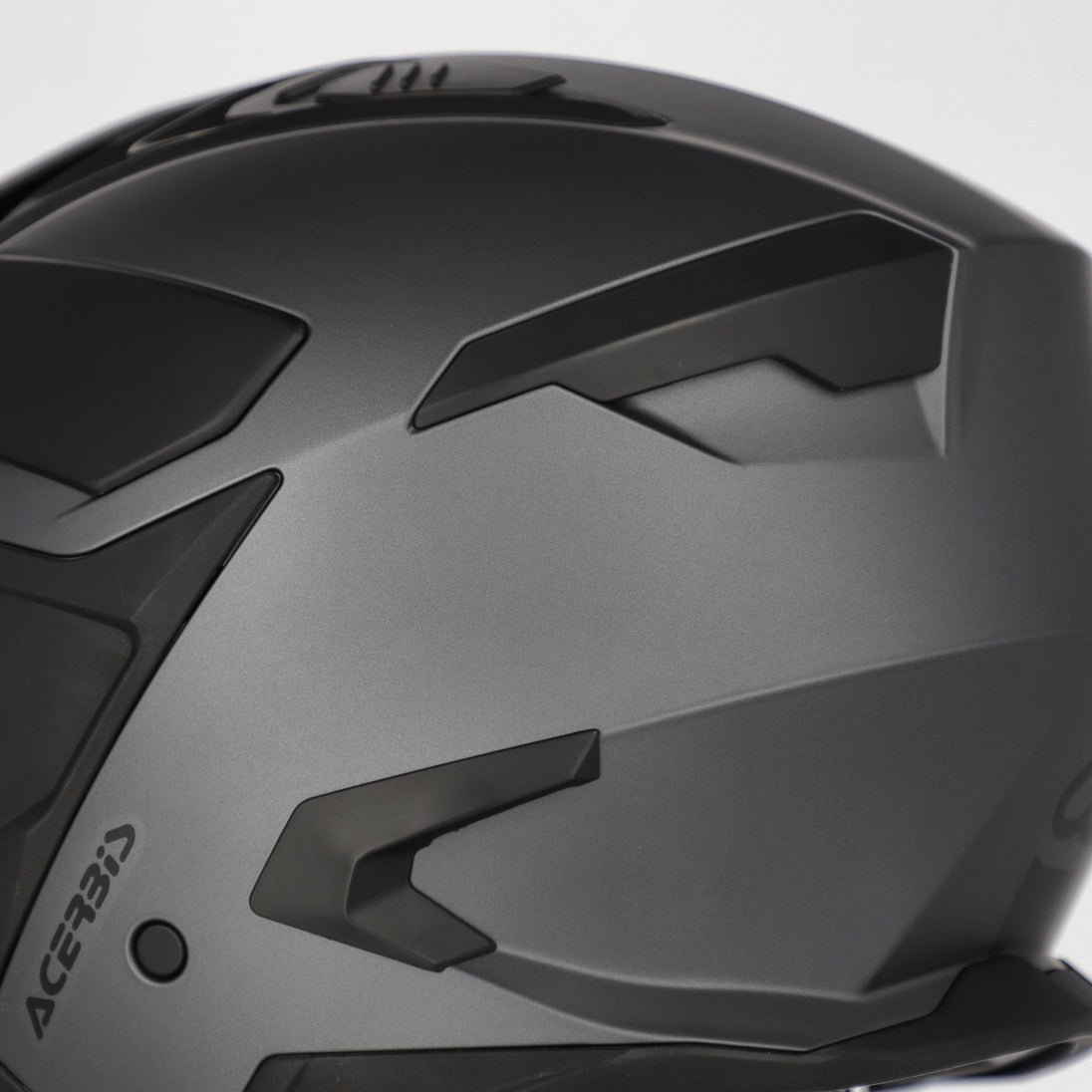 Acerbis Casco Jet Aria Evo Metallic Dark Grey vista 8