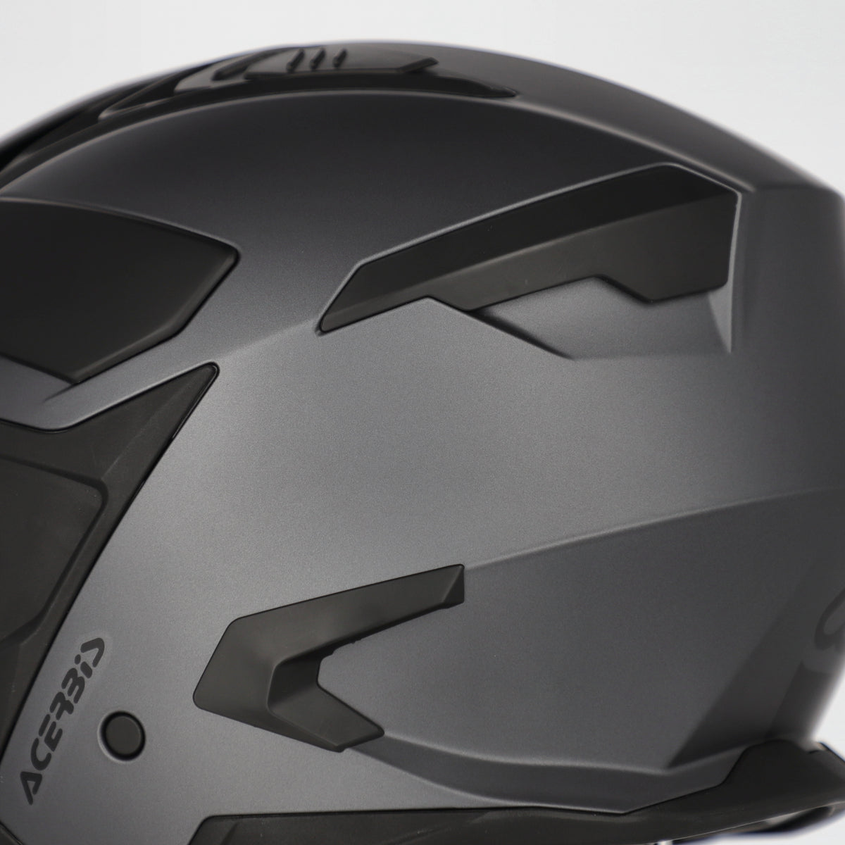 Acerbis Casco Jet Aria Evo Metallic Dark Grey vista 8