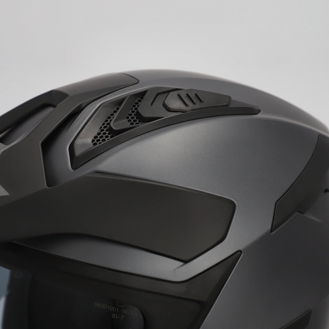 Acerbis Casco Jet Aria Evo Metallic Dark Grey vista 9