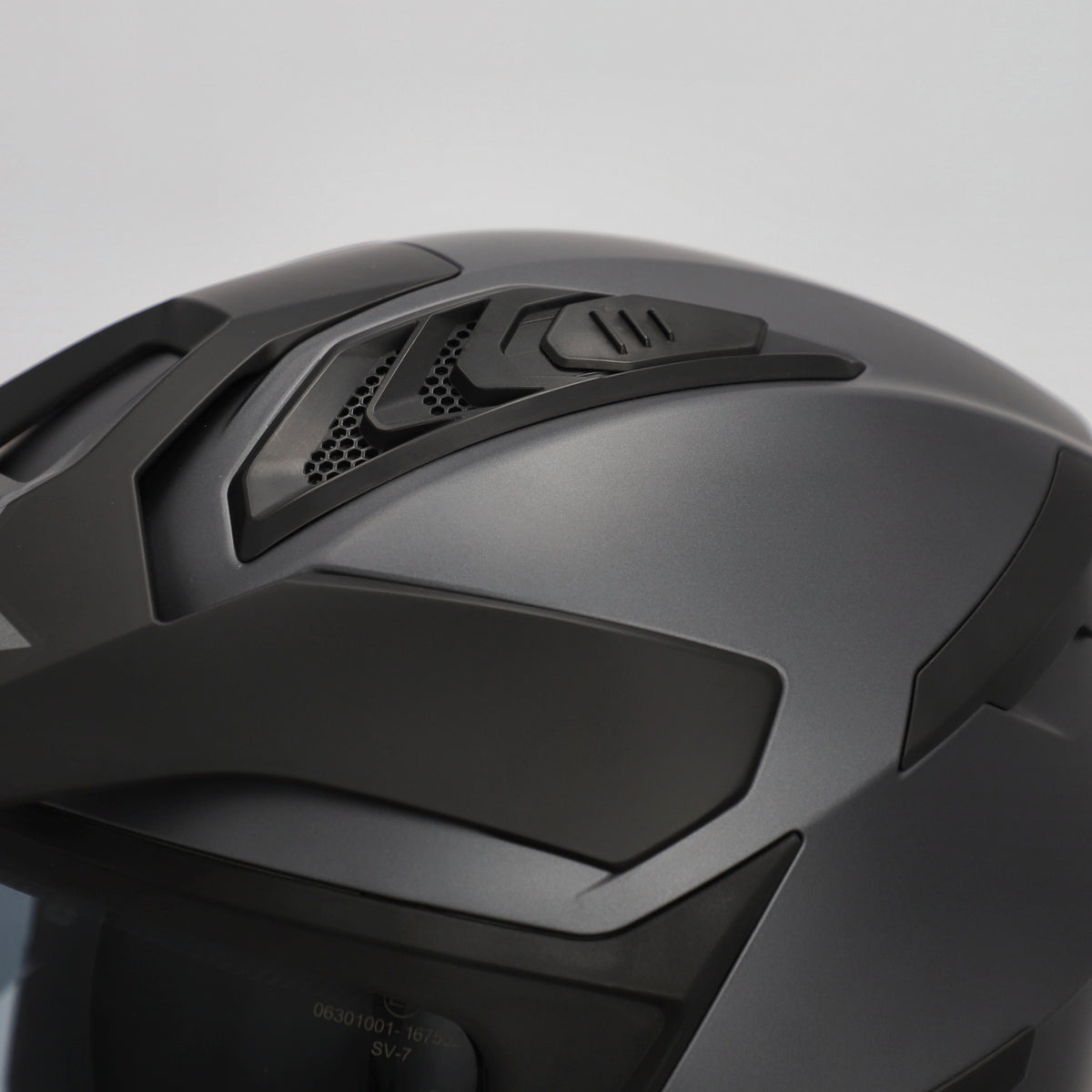 Acerbis Casco Jet Aria Evo Metallic Dark Grey vista 9