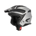 Acerbis Casco Jet Aria Evo Metallic Silver vista 1