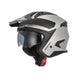 Acerbis Casco Jet Aria Evo Metallic Silver vista 2