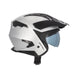 Acerbis Casco Jet Aria Evo Metallic Silver vista 3