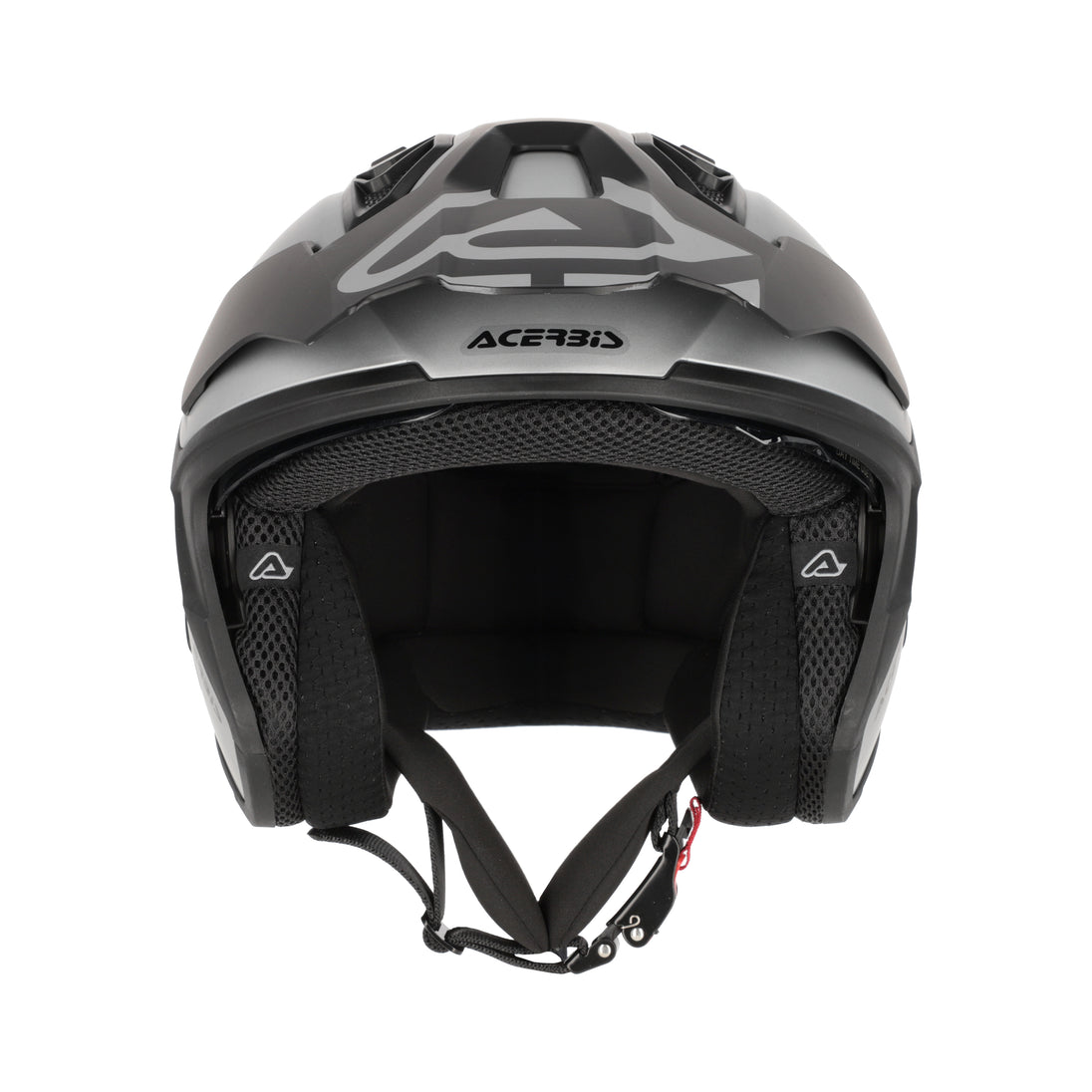 Acerbis Casco Jet Aria Evo Metallic Silver vista 5