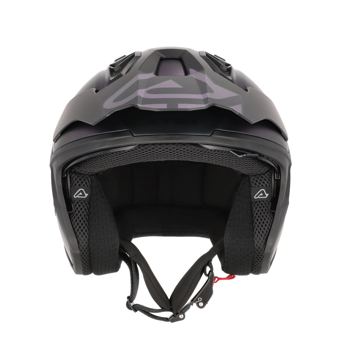 Acerbis Casco Jet Aria Evo Metallic Chameleon vista 5