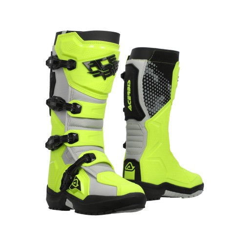 Acerbis Stivali cross Artiglio - Giallo Fluo / Bianco