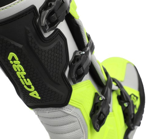 Acerbis Stivali cross Artiglio - Giallo Fluo / Bianco