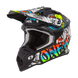 O'neal casco cross 2SRS RANCID nero/bianco