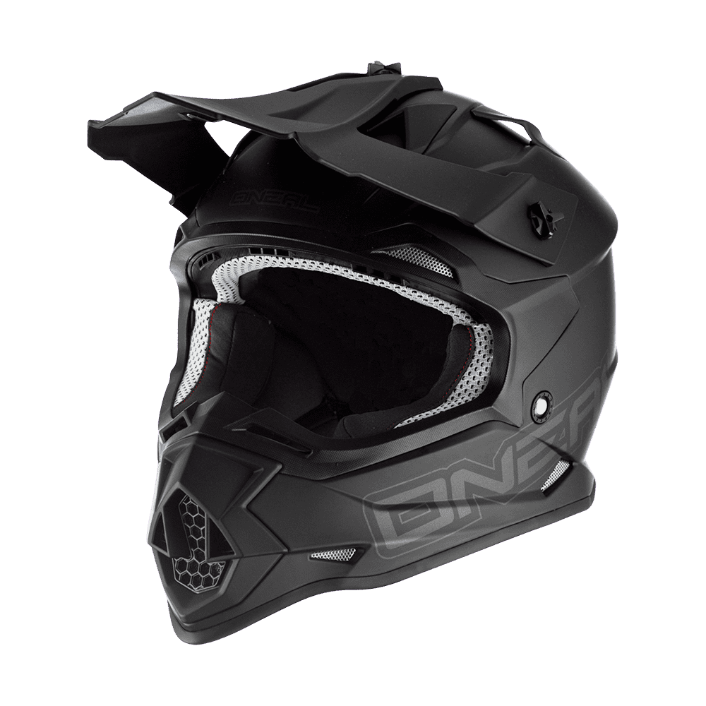 O'neal casco cross 2SRS FLAT nero