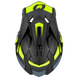 O'neal casco cross 2SRS SPYDE nero/grigio/neon giallo