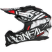O'neal casco cross 2SRS GLITCH nero/bianco
