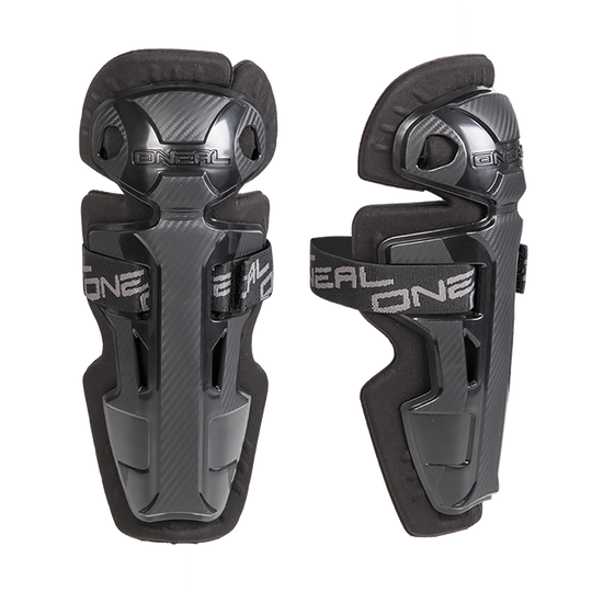 O'Neal PRO II RL Carbon Look protezioni ginocchia bambino nero