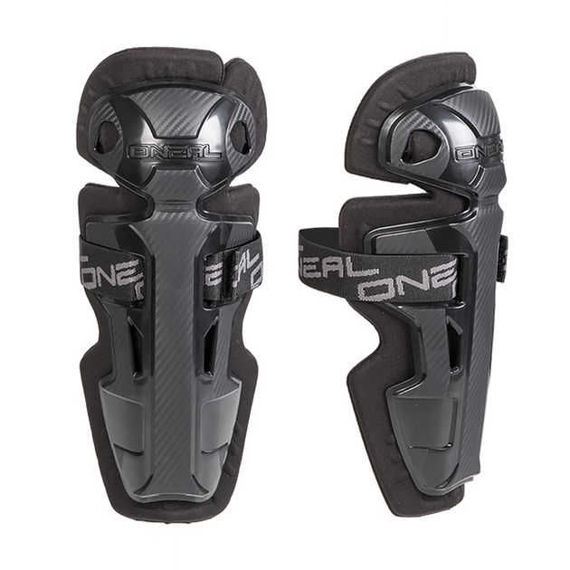 O'Neal PRO II RL Carbon Look protezioni ginocchia bambino nero
