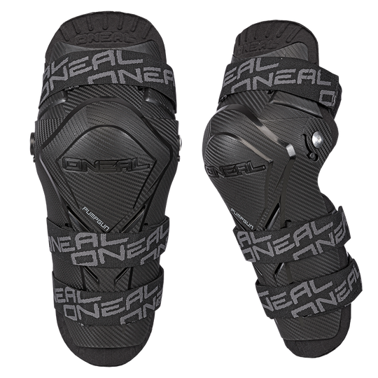 O'Neal PUMPGUN MX Carbon Look protezioni ginocchia nero