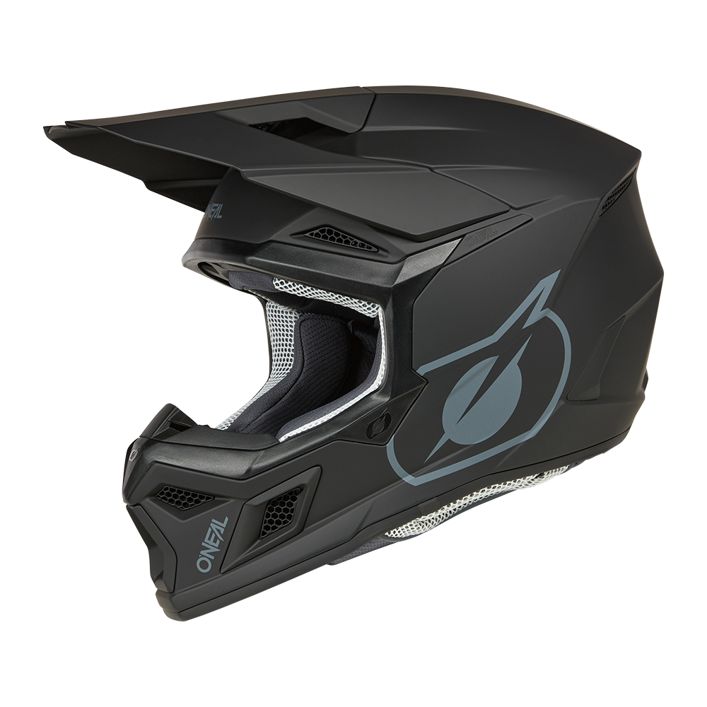 O'neal casco cross 3SRS SOLID nero