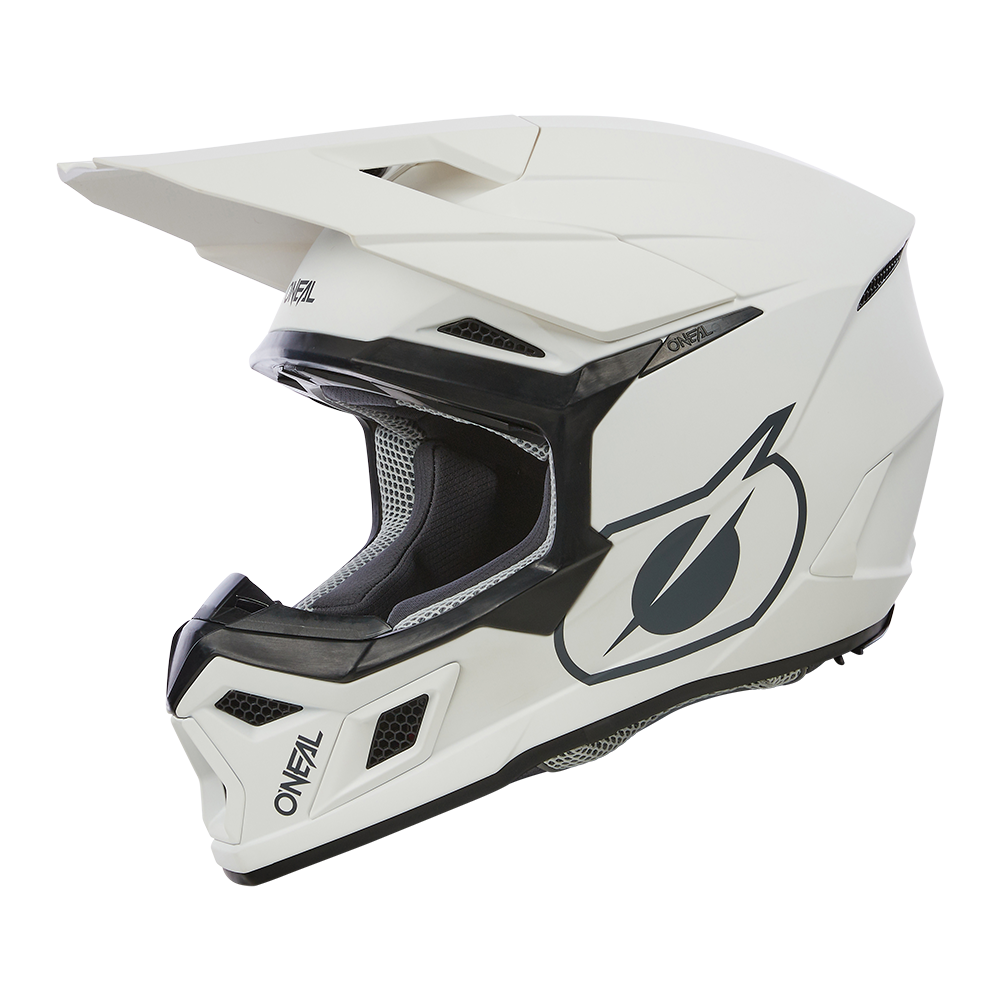 O'neal casco cross 3SRS SOLID bianco