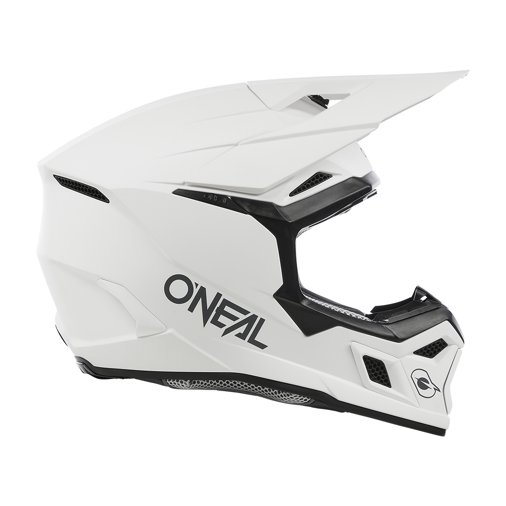 O'neal casco cross 3SRS SOLID bianco