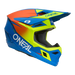 O'neal casco cross 3SRS Youth SOLID blu/neon giallo