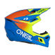 O'neal casco cross 3SRS Youth SOLID blu/neon giallo