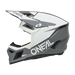 O'neal casco cross 3SRS SOLID bianco/nero