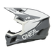 O'neal casco cross 3SRS SOLID bianco/nero
