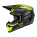 O'neal casco cross 3SRS RIDE nero/grigio/neon giallo