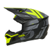 O'neal casco cross 3SRS RIDE nero/grigio/neon giallo