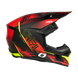 O'neal casco cross 3SRS HAZE nero/rossa/neon giallo