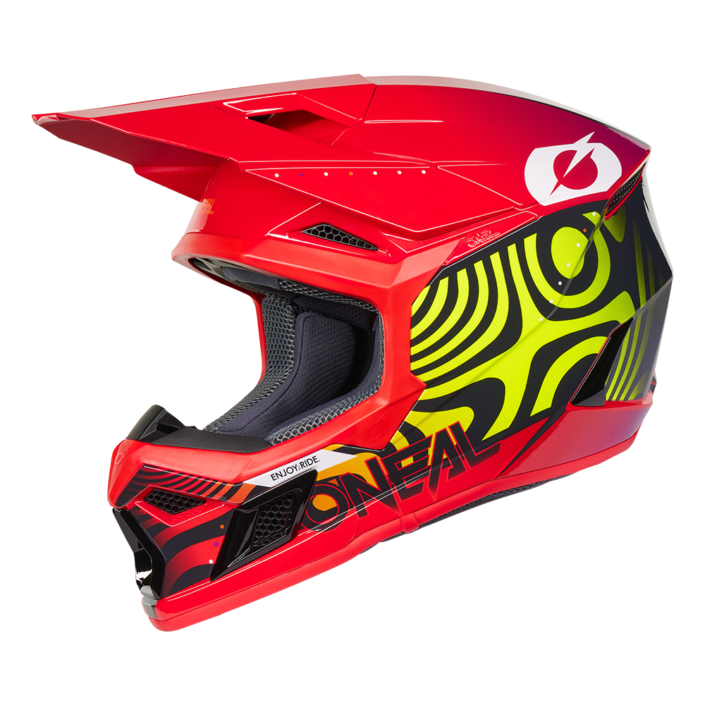 O'neal casco cross 3SRS Youth NOVA rossa