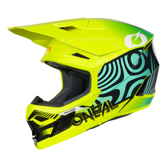 O'neal casco cross 3SRS Youth NOVA neon giallo
