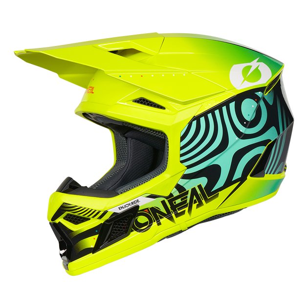 O'neal casco cross 3SRS Youth NOVA neon giallo