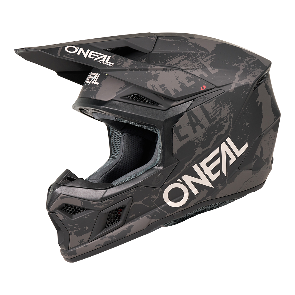O'neal casco cross 3SRS ACID nero/grigio