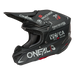 O'neal casco cross 5SRS Polyacrylite BRAND nero/grigio