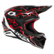O'neal casco cross 1SRS SPLASH nero/rosso