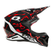 O'neal casco cross 1SRS SPLASH nero/rosso
