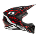 O'neal casco cross 1SRS SPLASH nero/rosso