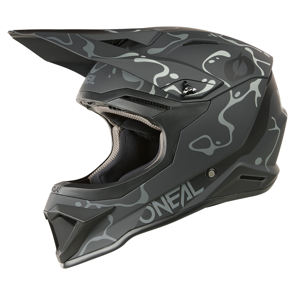 O'neal casco cross 1SRS SPLASH nero/grigio