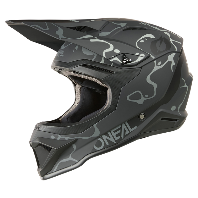 O'neal casco cross 1SRS SPLASH nero/grigio